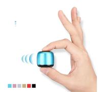 Mini Altoparlante Bluetooth Portatile Intelligente, Subwoofer Wireless in Metallo con Funzione One Drag Two