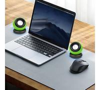 Mini altoparlante da scrivania compatto 2.0 USB per laptop/computer, compatibile con tutti i dispositivi, sistema audio portatile, ideale come regalo