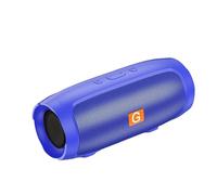 Mini Altoparlante Wireless Portatile Subwoofer Radio FM Stereo, Ideale per Uso Esterno in Auto Domestica, Facile da Usare, Materiale Plastico Resistente (BLUE)