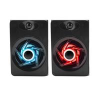 Mini altoparlanti per computer, portatili, alimentati tramite USB, con luci colorate a effetto respiro, controllo touch dell'illuminazione e suono