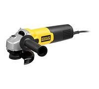 Mini-Amoladora 1.100W 125mm, velocidad variable 3.000-11.000 rpm, rosca del eje M14, embrague electrónico, protección contra re-arranque y arranque suave. Incluye empuñadura lateral marca STANLEY