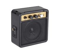 Mini amplificatore per chitarra amplificatore da 5 W con ingresso da 6,35 mm, uscita cuffie da 1/4", supporta la regolazione del tono del volume di trasmissione