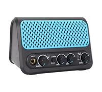 Mini Amplificatore per Chitarra, Amplificatore di Chitarra Elettrica Ricaricabile Bluetooth 5W con Canali Puliti e Overdrive, Output per Cuffie, Portatile per la Pratica Quotidiana