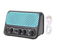Mini amplificatore per chitarra Bluetooth 5.0 Canale a doppio canale portatile piccolo amplificatore di chitarra elettrica con effetto riverbero per esercitarsi a casa o viaggiare