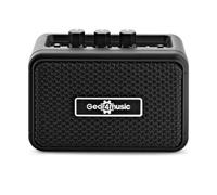 Mini amplificatore per chitarra con Bluetooth di Gear4music | L'ampli di pratica portatile definitivo, ricaricabile fino a 7h, accompagnamento Bluetooth, canali clean e overdrive