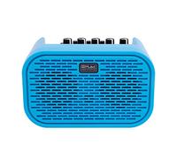 Mini Amplificatore per Chitarra Elettrica 10W Wireless Ricaricabile con Effetti di Ritardo/Distorsione, Bluetooth 5.0 per Esercizio