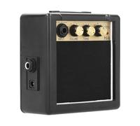 Mini Amplificatore per Chitarra Portatile con Altoparlante PG3 da 3 W, Piccolo Altoparlante per Esercitarsi con la Chitarra, Collegabile a Vari Strumenti, Alimentato a Batteria