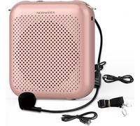 Mini Amplificatore Vocale Portatile Ricaricabile Con Microfono Cablato Auricolar