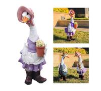 Mini Anatra Carino Figure Set di Animali Giocattoli di Modello per Kiddie Gioco