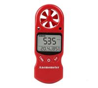 Mini anemometro digitale: misuratore multiuso di velocità del, temperatura e umidità con display LCD