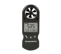 Mini anemometro multifunzione TL-300, display LCD digitale con funzioni igrometro e termometro.(Black)