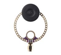 Mini antenna ad anello portatile ciambella UV UHF VHF FM 400 MHz 80 MHz per viag