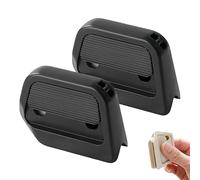 Mini apriscatole, taglierino di sicurezza a recupero automatico, taglierino portatile, ideale per l'apertura di pacchi, design facile da impugnare, sicuro per tutti gli utenti (2-Black)