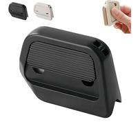 Mini apriscatole, taglierino di sicurezza a recupero automatico, taglierino portatile, ideale per l'apertura di pacchi, design facile da impugnare, sicuro per tutti gli utenti (#Black)