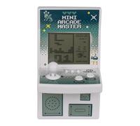 Mini Arcade Master Console Portatile con 26 Giochi, 99 Livelli, 9 x 15 cm, Alimentazione 2 Batterie AA, Colori Assortiti, Confezione Regalo (bianco)