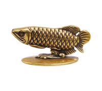 Mini Arowana Statue Tabletop Ornamento Porta di Stick Piccola scultura per