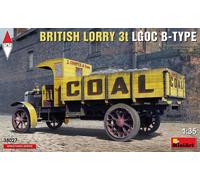 British Lorry Lgoc 3t B-type 1:35 Plastic Model Kit MINIART