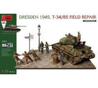 MINI ART 36064 1/35 Dresden 1945. T-34/85 Field Repair. Big Set