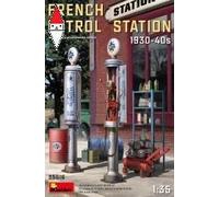 MINI ART 1/35 FRENCH PETROL STATION 1930-40S