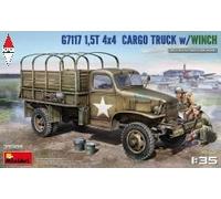 Miniart 550035389 - 1/35 1,5T 4X4 G7117 Camion Cargo Con Verricello - Nuovo