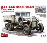1:35 Miniart Gaz-Aaa. Mod. 1943. Cargo Truck Kit MIN35133 Modellino
