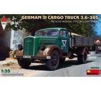 MINI ART 1/35 GERMAN 3T CARGO TRUCK 3.6-36S. PRITSCHE-NORMAL-TYPE.