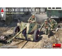 MINI ART 1/35 GERMAN 7.5CM ANTI-TANK GUN PAK 40. MID PROD