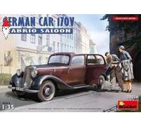1:35 Miniart German Car 170V Cabrio Saloon Kit MA38016 Modellino