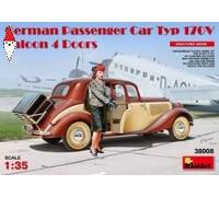 Miniart GERMAN PASSENGER CAR TYP 170V SALOON 4 DOORS Kit 38008 SCALA 1:35