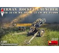 1:35 Miniart German Rocket Launcher With 28Cm Wk Spr & 32Cm Wk Flamm MIN35269 Mo