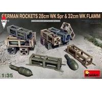 MINI ART 1/35 GERMAN ROCKETS 28CM WK SPR AND 32CM WK FLAMM
