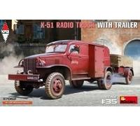 MINI ART 1/35 K-51 RADIO TRUCK WITH TRAILER