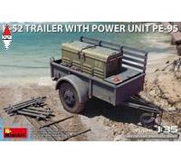 MINI ART 35426 1/35 K-52 Trailer with Power Unit PE-95