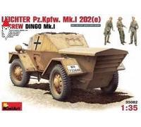1:35 Miniart Leichter Pz. Kpfw. Mk 1 202 (E). W/Crew Kit MIN35082 Modellino