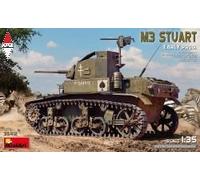 MiniArt Kit plastico 1:35 M3 Stuart produzione precoce 35412 Nuovo