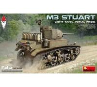 MINI ART 1/35 M3 STUART LIGHT TANK. INITIAL PROD.