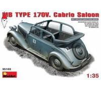 Miniart 1/35 Kit MB Type 170V. Cabrio Saloon WWII - 35103 Mini Art