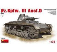 1:35 Miniart Pz.Kpfw.Iii Ausf.D Kit MIN35169 Modellino