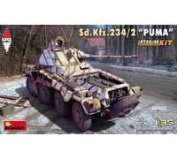 Sd.kfz.234/2 Puma. Interior Kit Tank 1:35 Plastic Model Kit MINIART