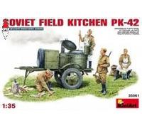 1:35 Miniart Soviet Field Kitchen Kp-42 Kit MIN35061 Modellino