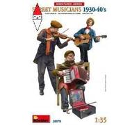 MINI ART 1/35 STREET MUSICIANS 1930-40 S INCLUDE 3 FIGURE E ACCESSORI