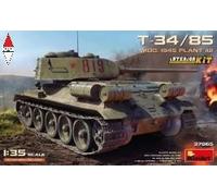 T-34-85 Mod. 1945. Plant 112. Interior Kit Tank 1:35 Plastic Model Kit MINIART
