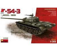 1:35 Miniart T-54-3 Soviet Medium Tank. Mod 1951 Kit MIN37015 Modellino