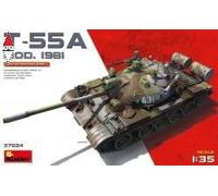 T-55a Mod. 1981 Tank 1:35 Plastic Model Kit 37024 MINIART