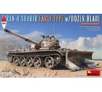 1:35 Miniart Tank Tiran 4 Sharir Early Type W Kitdozer Blade Kit MA37044 Modelli