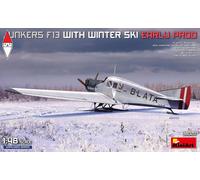 MINIART 48020 JUNKERS - F13 AIRPLANE WITH WINTER SKI 1942 - 1/48