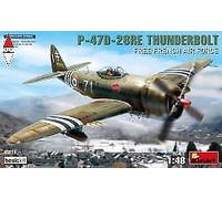 MINI ART 1/48 P-47D-28RE THUNDERBOLT. FREE FRENCH AIR FORCE. BASIC KIT