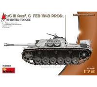 MINI ART 1/72 STUG III AUSF. G FEB 1943 PROD W/WINTER TRACKS