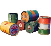 Mini Art 24012 1:24 Barili di carburante e olio (6) 1930-50 - riproduzione fedel
