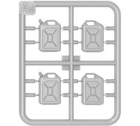 Mini Art 24013 1:24 set di taniche in plastica 20L - riproduzione fedele, modellismo, kit in plastica, artigianato, hobby, incollaggio, kit di modelli, montaggio, non verniciato